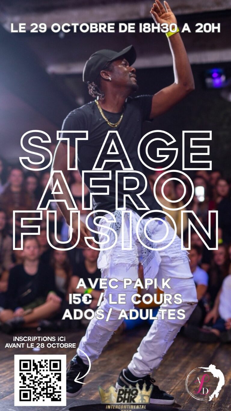 WORKSHOP AFRO FUSION AVEC PAPI K